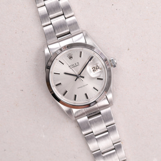 Rolex 6694 | 34 mm | 1970 | Cadran argent No Lume | Acier