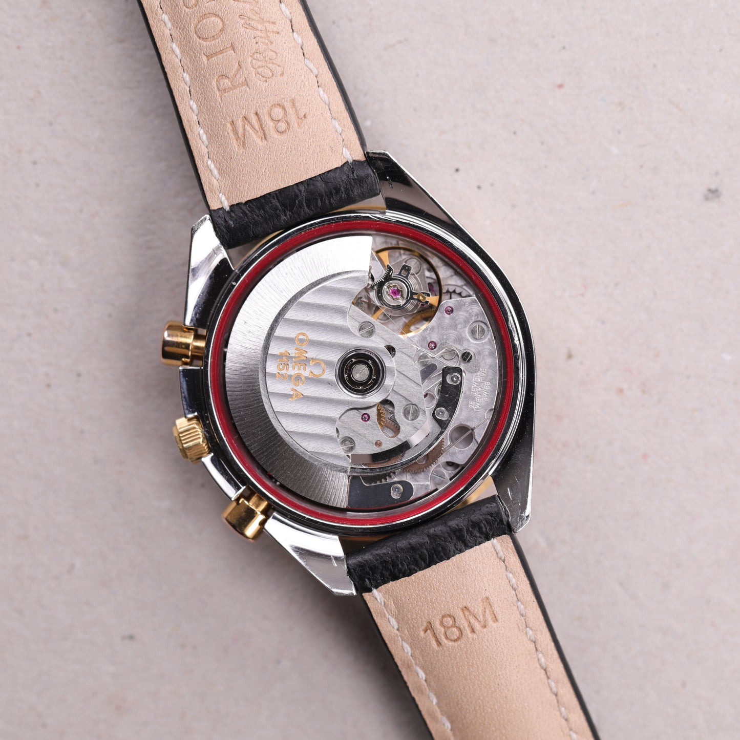 Omega Speedmaster | 175 0043 | 39 mm | 1997 | Garantie Omega | Or Acier