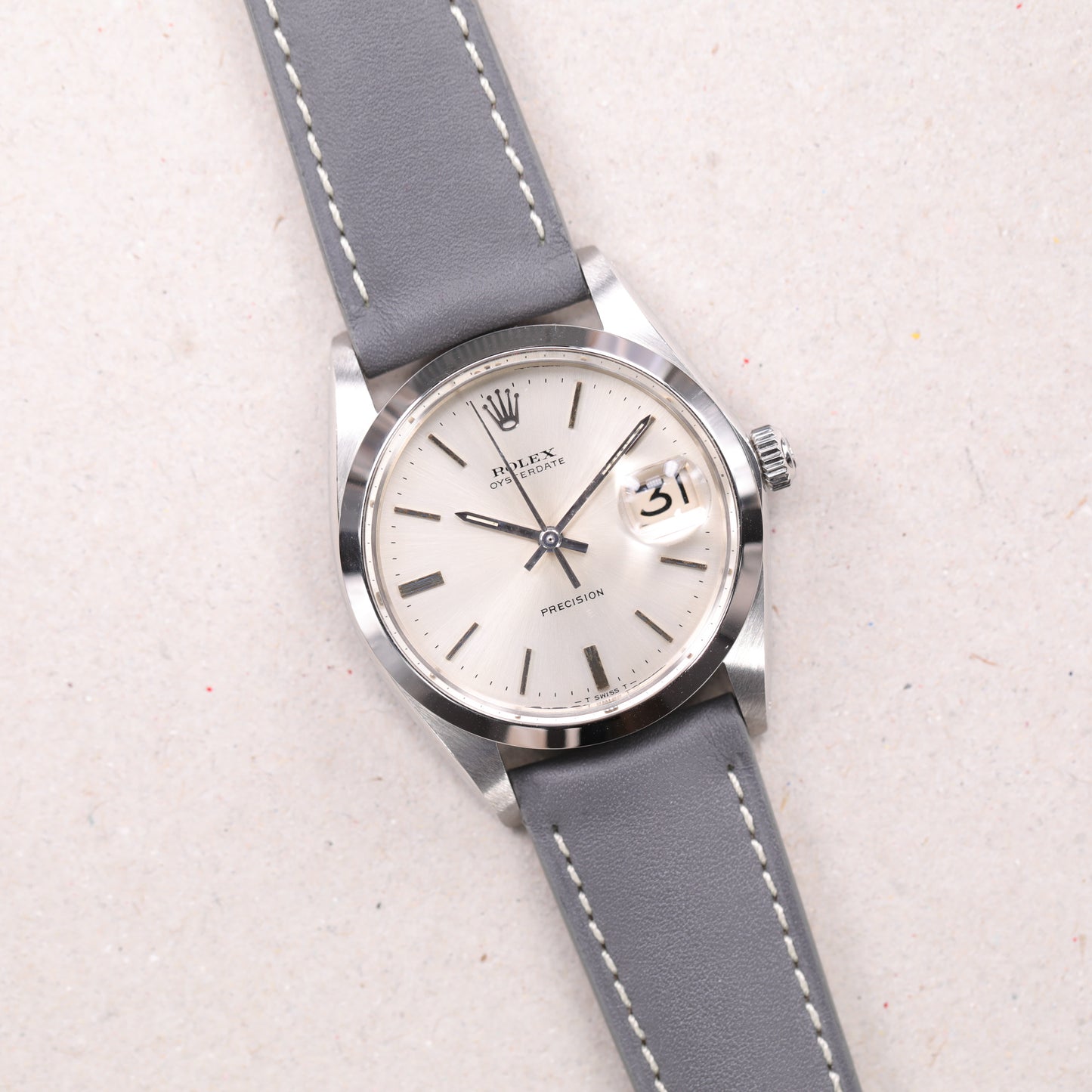 Rolex 6694 | 34 mm | 1967 | Cadran argent | Acier