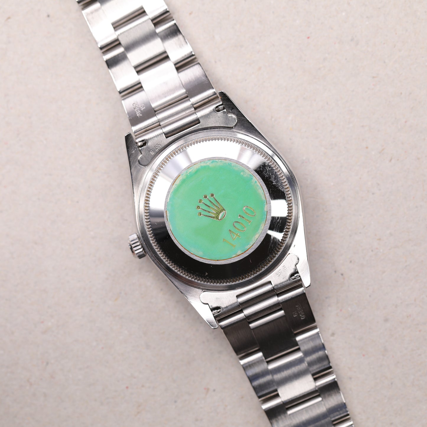 Rolex 14010 | 34mm | 1996 | Cadran argent | Boite & Papiers | Acier