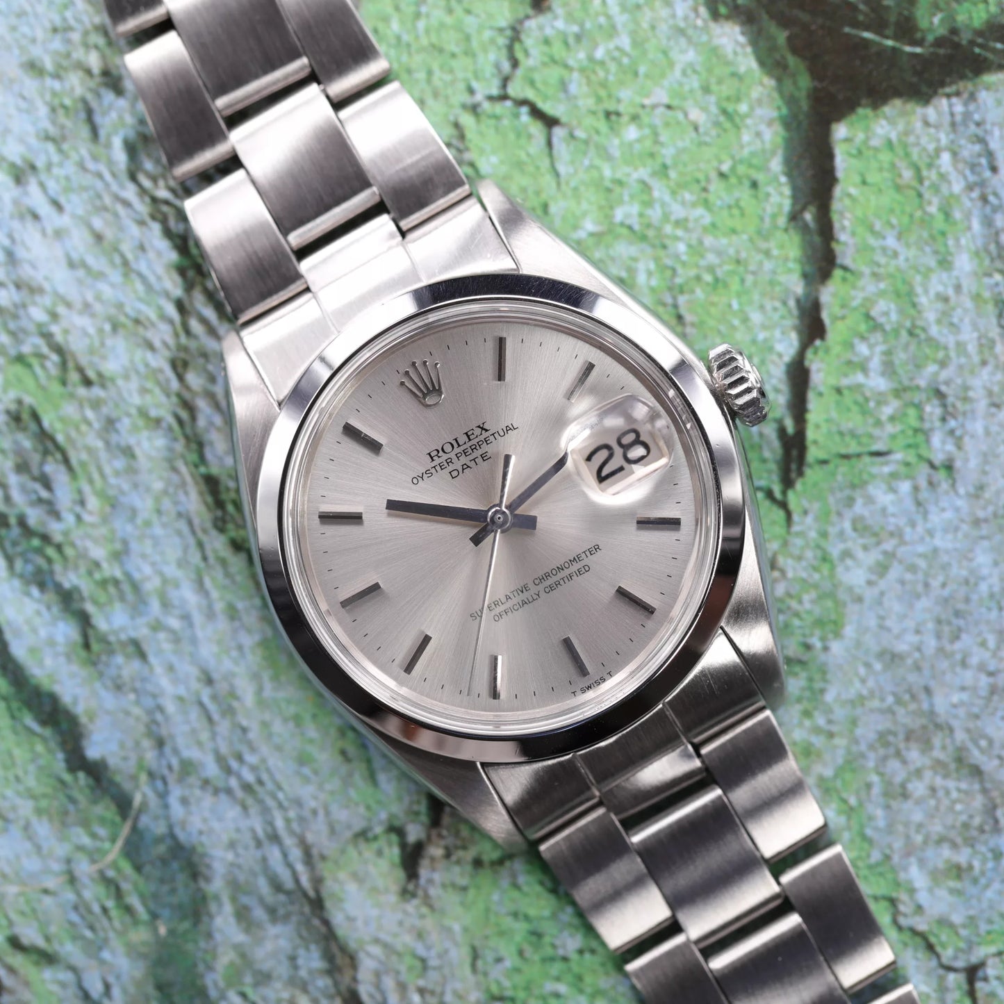 Rolex 1500 | 34 mm | 1969 | Cadran argent "No Lume" | Acier