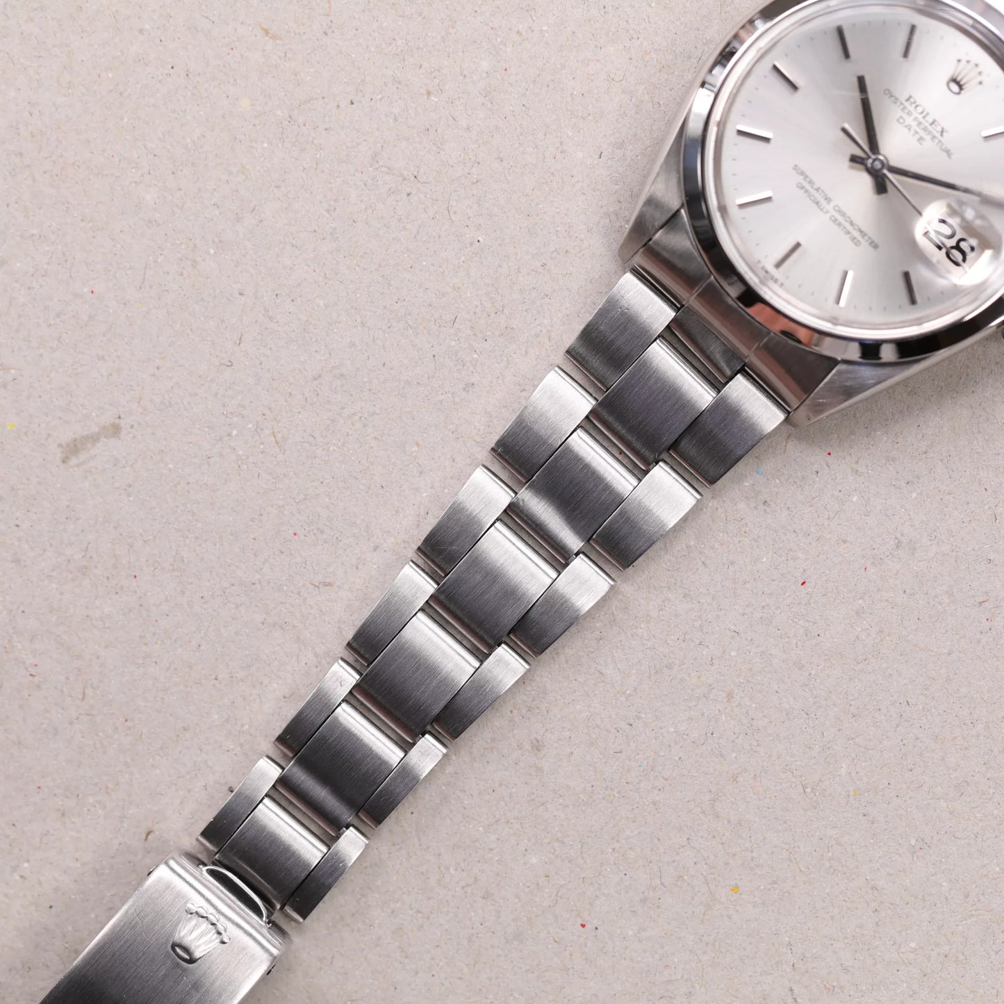 Rolex 1500 | 34 mm | 1969 | Cadran argent "No Lume" | Acier