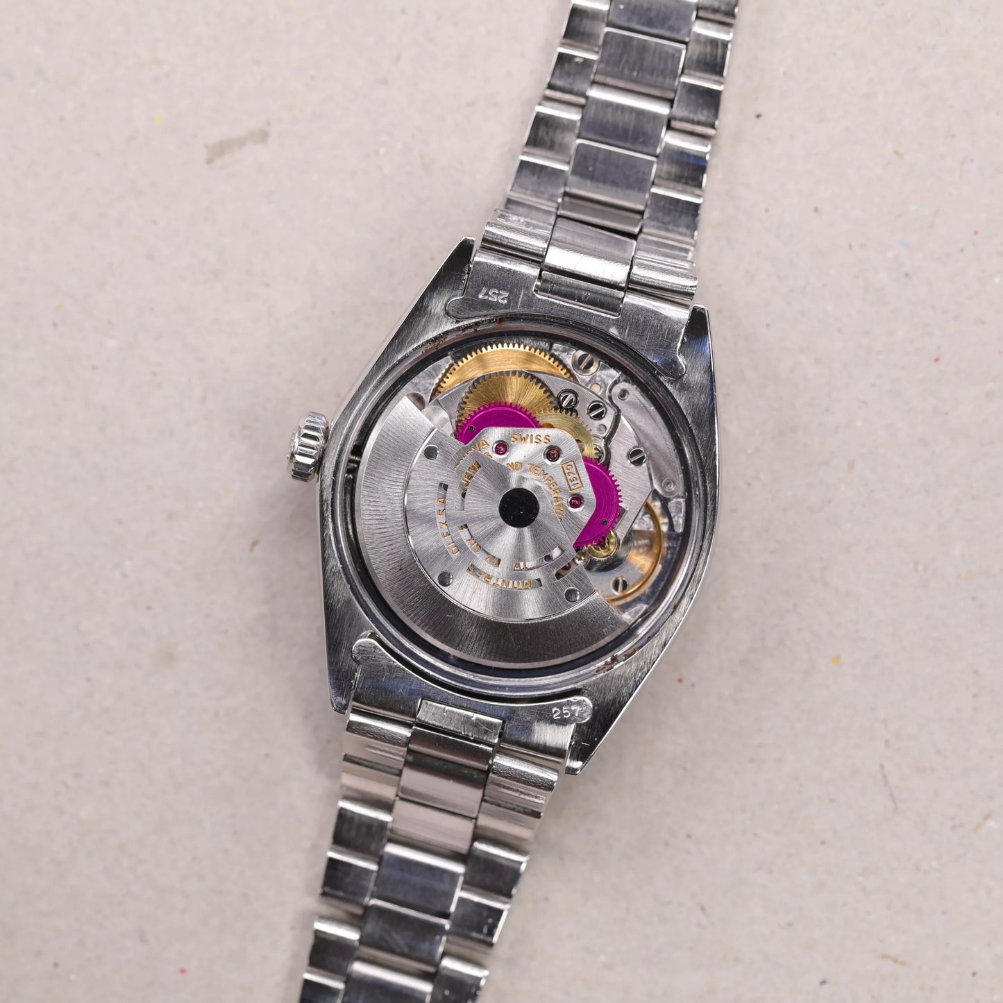 Rolex 1500 | 34 mm | 1969 | Cadran argent "No Lume" | Acier