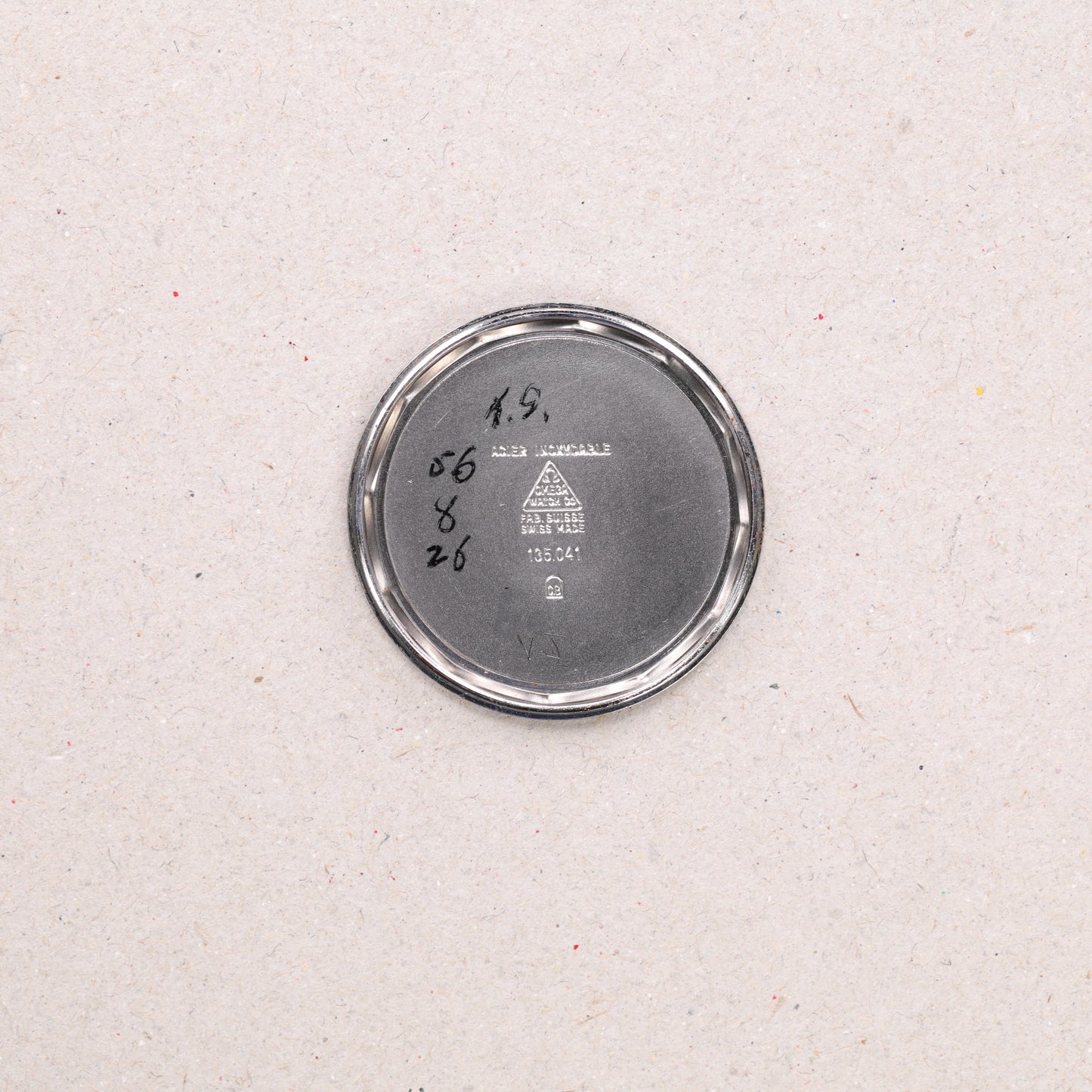 Omega Genève 135.041 | 34mm | 1969 | Cadran argent | Écrin Omega | Acier