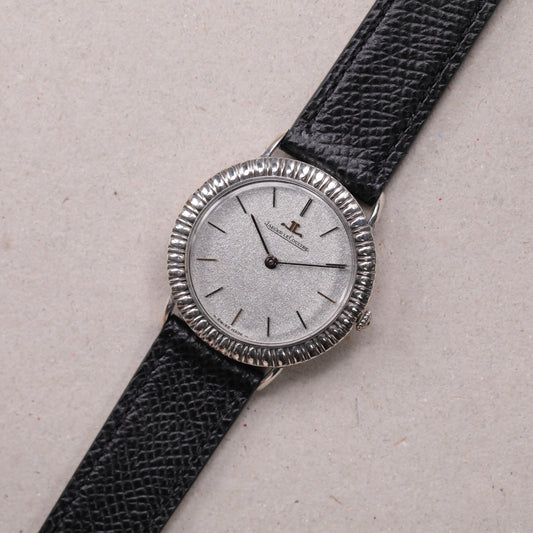 Jaeger Lecoultre 9033 | 34 mm | CIRCA 1970 | Cadran argent texturé | Argent 800°°