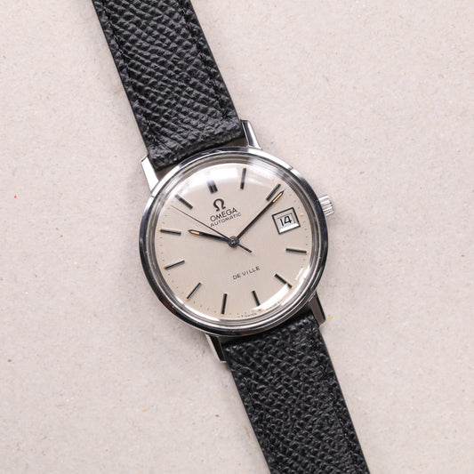 Omega de Ville 166.0161 | 35 mm | 1973 | Cadran argent | Acier