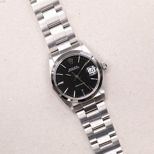 Rolex 6466 | 31 mm | 1984 | Cadran noir | Acier