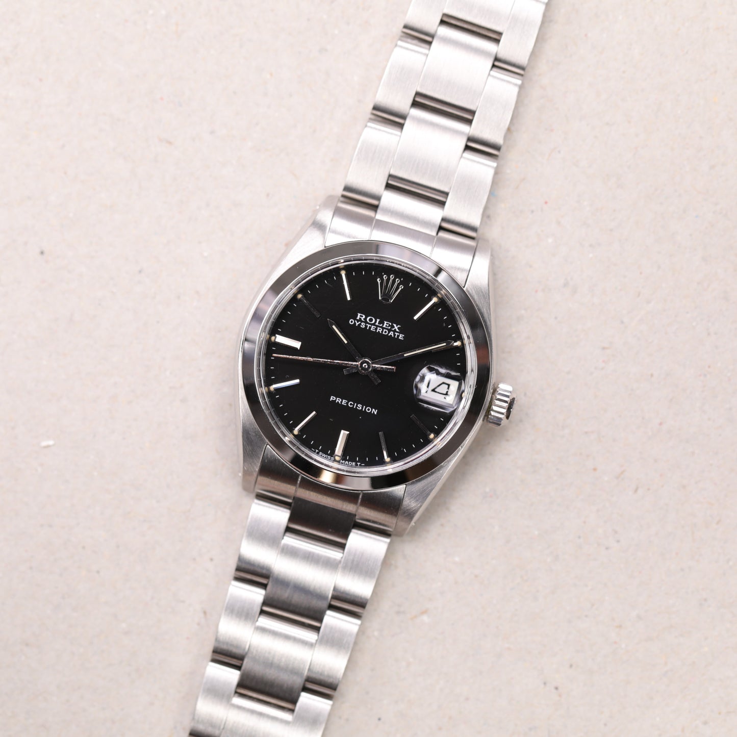 Rolex 6466 | 31 mm | 1984 | Cadran noir | Acier