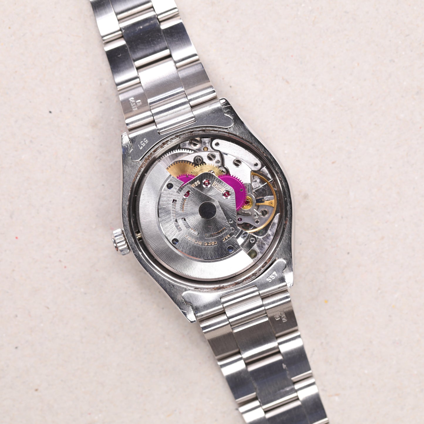 Rolex 5500 | 34 mm | 1981 | Cadran argent (beige) | Acier