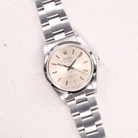 Rolex 14000 | 34mm | 1998 | Cadran argent | Acier
