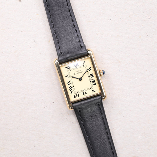 Cartier Must | 23*31mm | CIRCA 1980 | Cadran beige | Vermeil