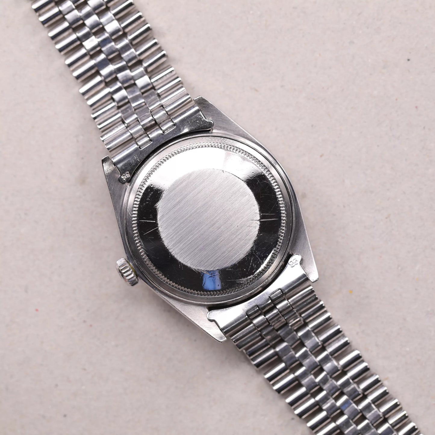 Rolex 1603 | 36 mm | 1973 | Cadran argent | Écrin Rolex | Acier