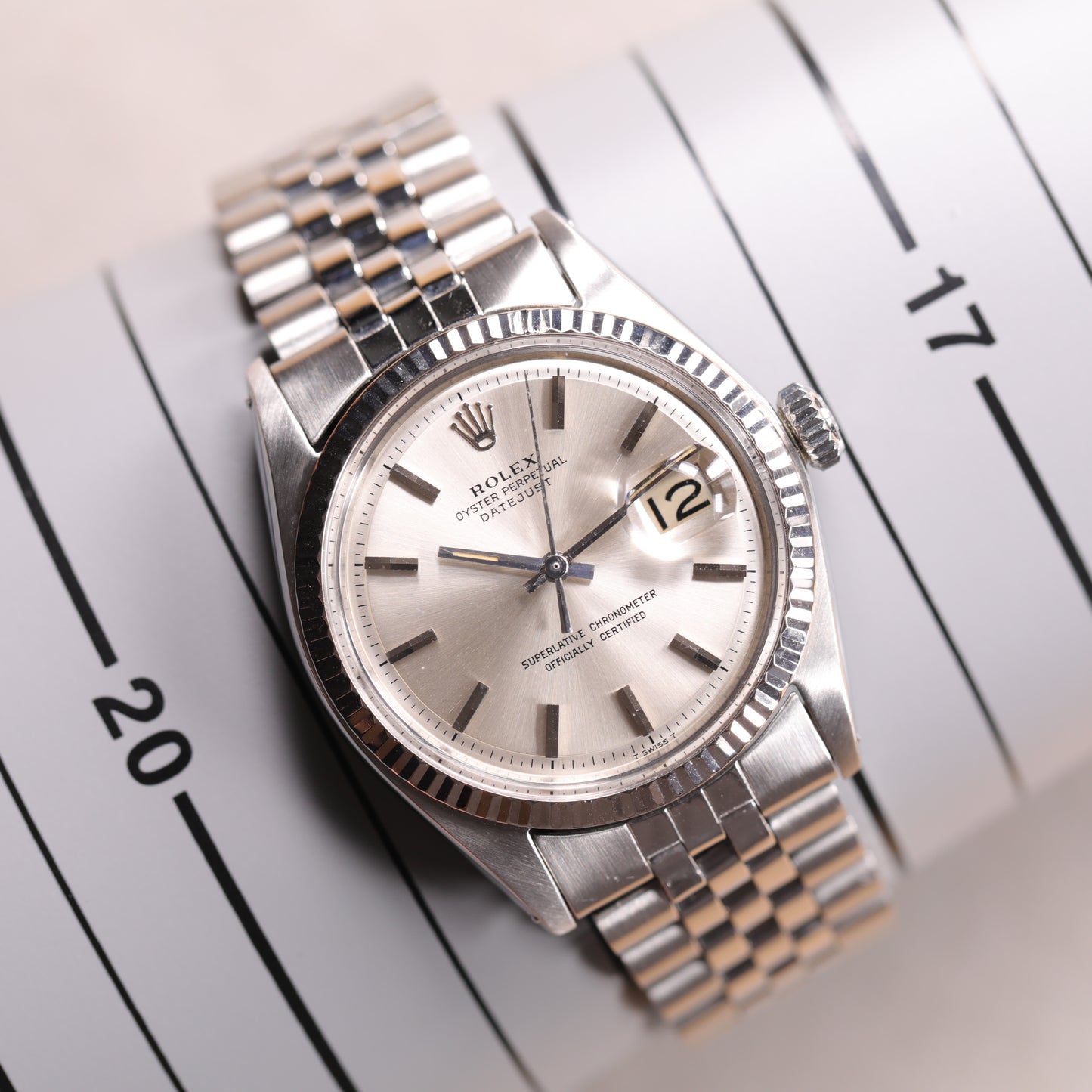 Rolex 1601 | 36 mm | 1969 | Cadran argent | Acier