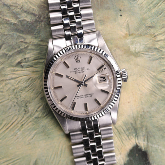 Rolex 1601 | 36 mm | 1973 | Cadran SIGMA argent | Acier