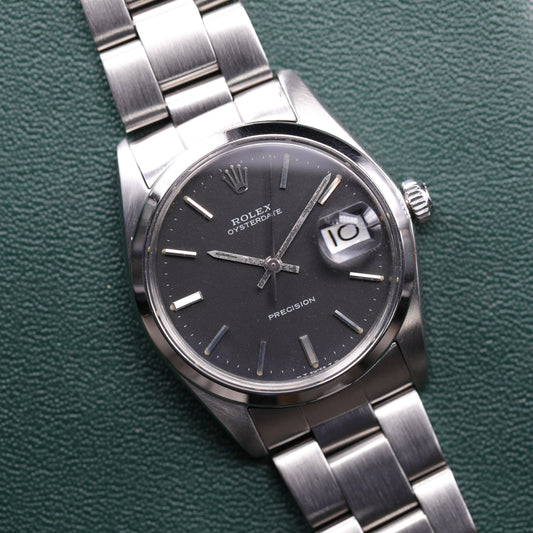 Rolex 6694 | 34 mm | 1973 | Cadran noir | Acier