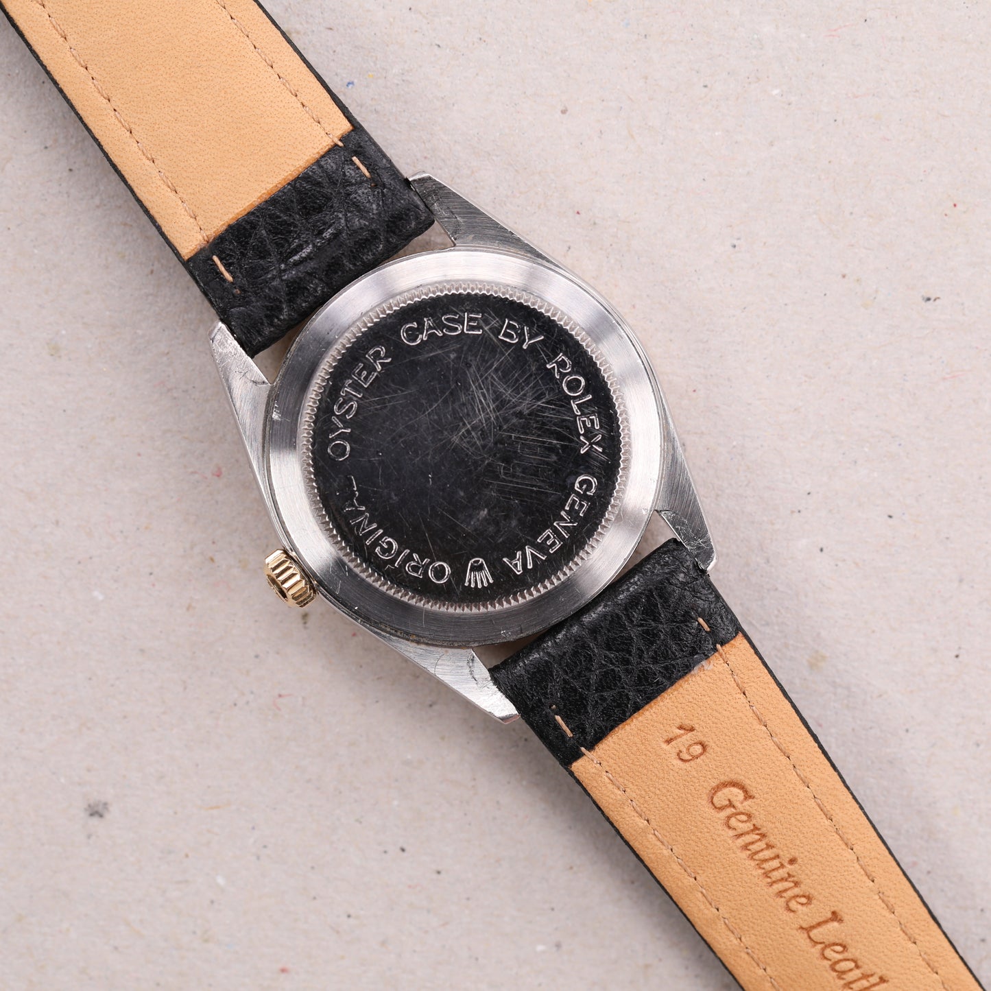 Tudor 74033 | 34 mm | CIRCA 1990 | Cadran blanc | Or / Acier