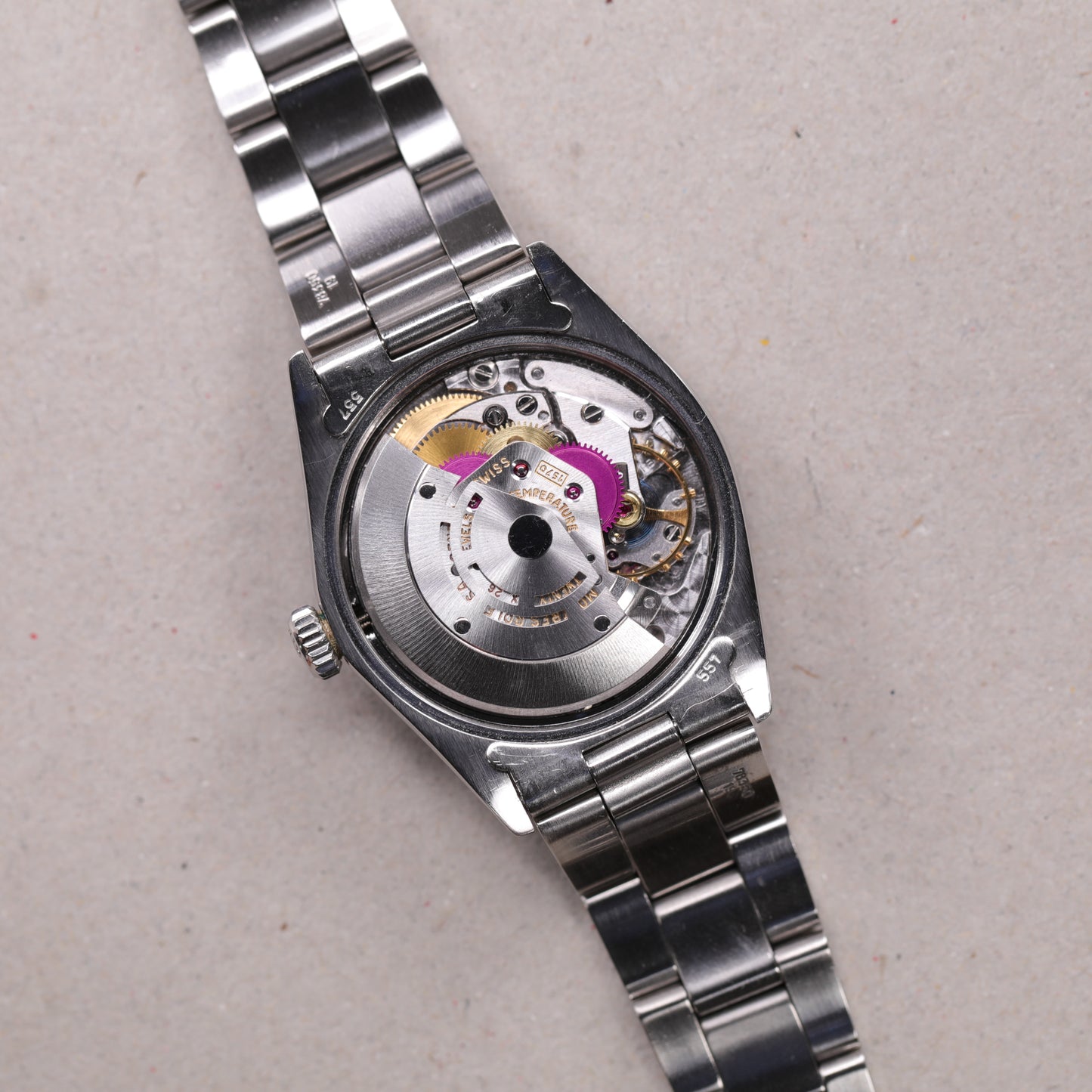 Rolex 1501 | 34 mm | 1972 | Cadran argent | Acier