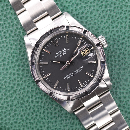 Rolex 1501 | 34 mm | 1964 | Cadran noir | Acier
