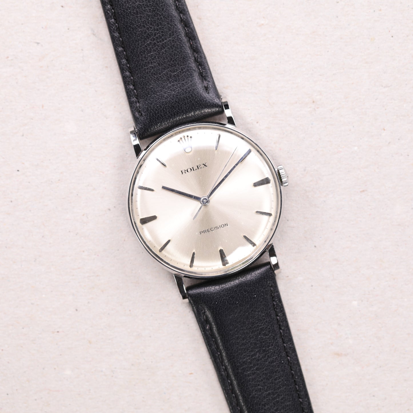 Rolex Precision 9829 | 34 mm | 1967 | Cadran argent | Acier