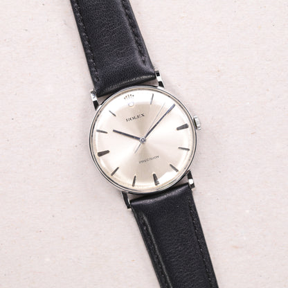 Rolex Precision 9829 | 34 mm | 1967 | Cadran argent | Acier