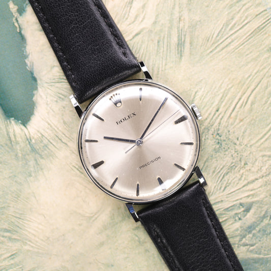 Rolex Precision 9829 | 34 mm | 1967 | Cadran argent | Acier