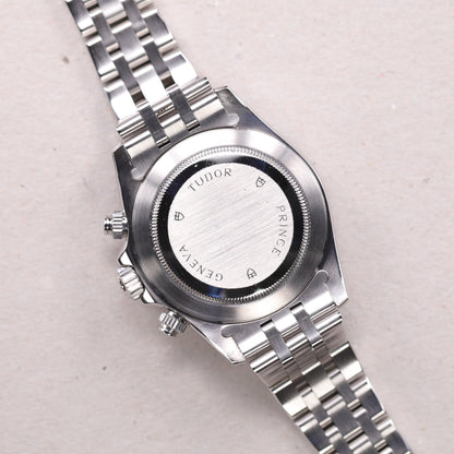 Tudor Prince Date  79260P | 40 mm | 2000 | Cadran noir | Boite, Papiers & Accessoires | Acier