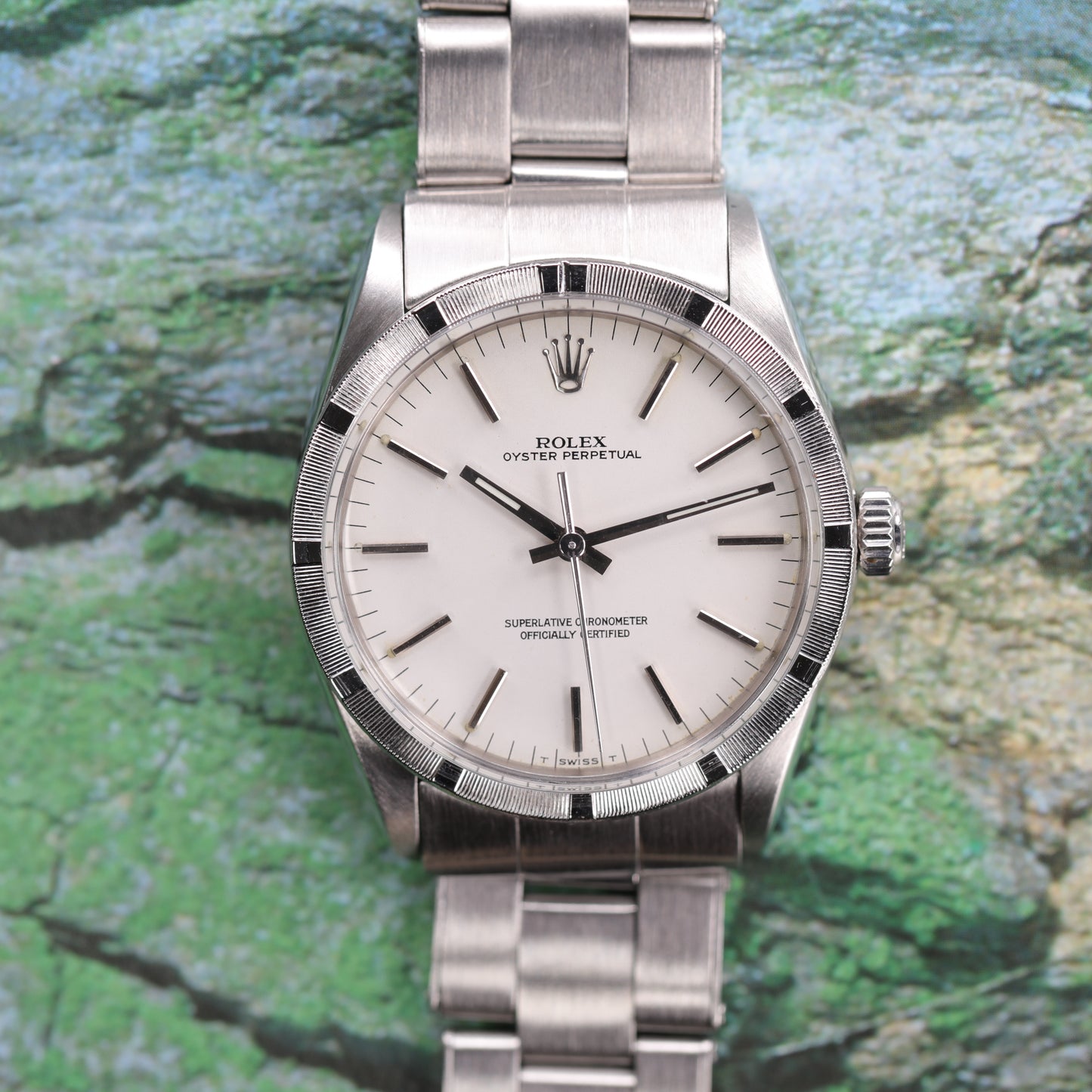 Rolex 1007 | 34 mm | 1968 | Cadran argent | Acier