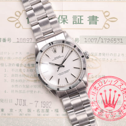 Rolex 1007 | 34 mm | 1968 | Cadran argent | Acier