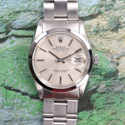 Rolex 1500 | 34 mm | 1971 | Cadran argent | Acier