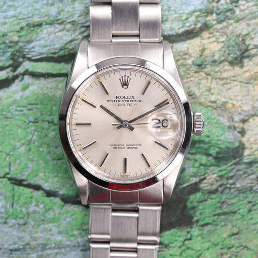 Rolex 1500 | 34 mm | 1971 | Cadran argent | Acier