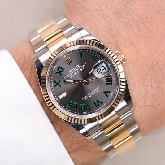 Rolex 126233  | 36 mm | 2023 | Cadran Wimbledon | Boite & Papiers | Acier