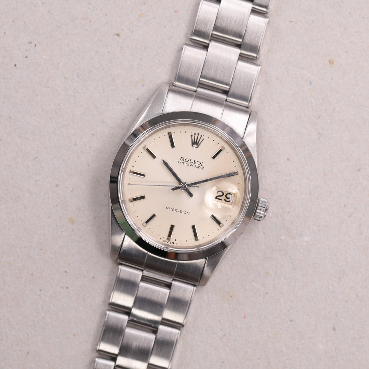 Rolex 6694 | 34 mm | 1967 | Cadran beige No Lume | Acier