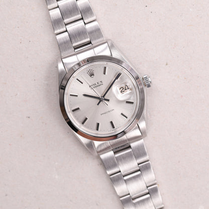 Rolex 6694 | 34 mm | 1970 | Cadran argent No Lume | Acier