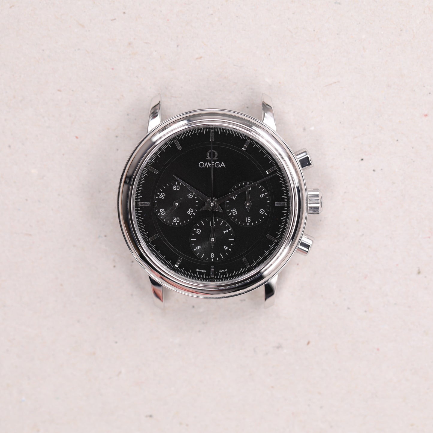 Omega de Ville Prestige 145.0050 | 36 mm | 1985 | Cadran noir | Acier