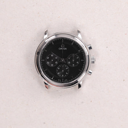 Omega de Ville Prestige 145.0050 | 36 mm | 1985 | Cadran noir | Acier