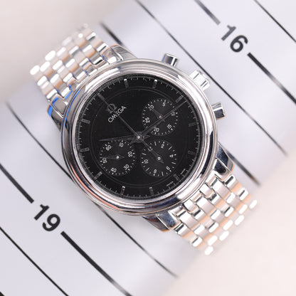 Omega de Ville Prestige 145.0050 | 36 mm | 1985 | Cadran noir | Acier
