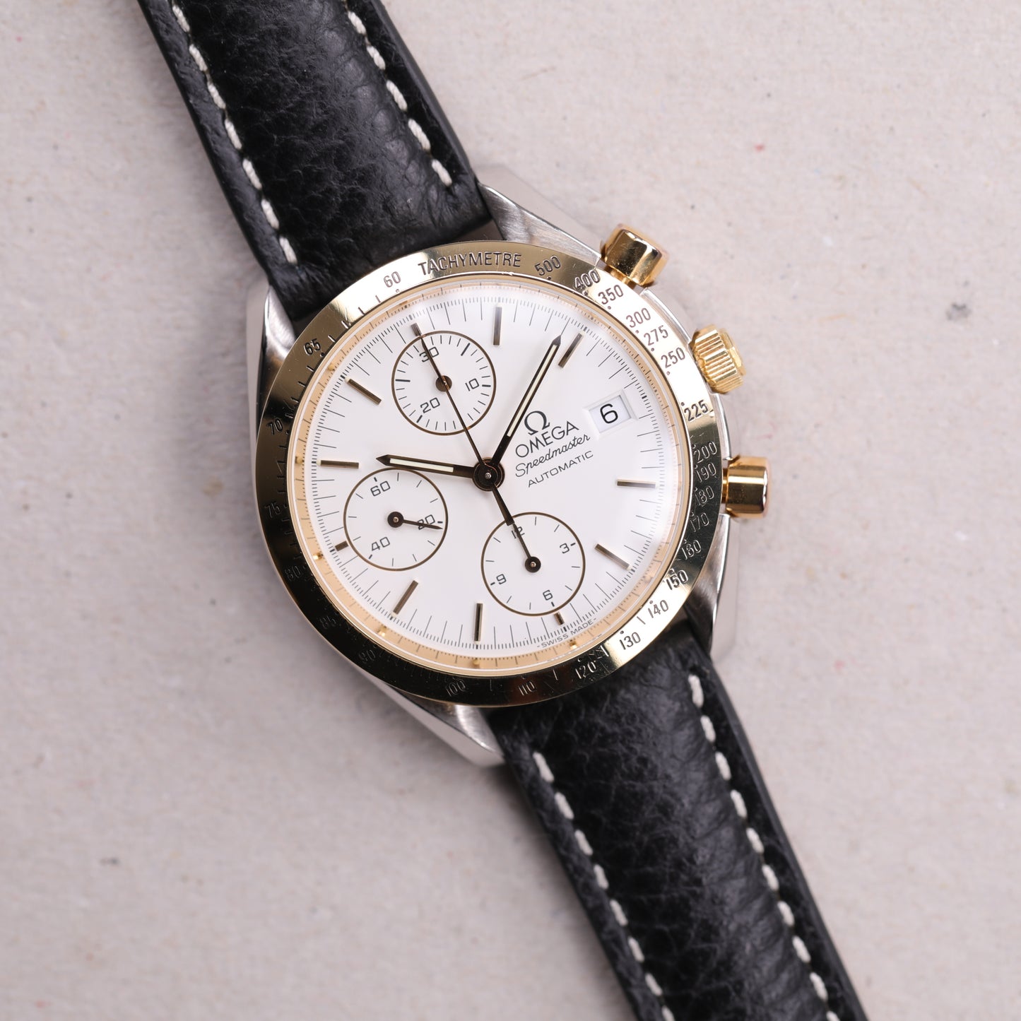Omega Speedmaster | 175 0043 | 39 mm | 1997 | Garantie Omega | Or Acier