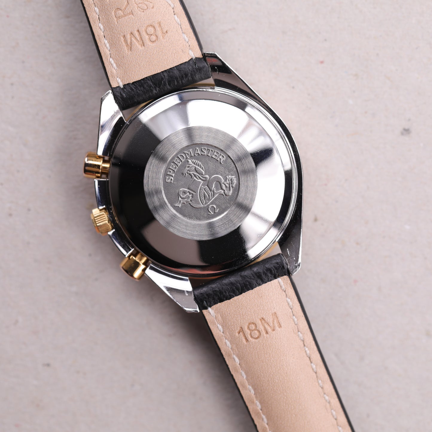 Omega Speedmaster | 175 0043 | 39 mm | 1997 | Garantie Omega | Or Acier