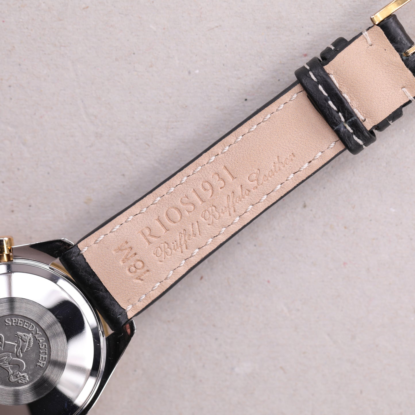 Omega Speedmaster | 175 0043 | 39 mm | 1997 | Garantie Omega | Or Acier