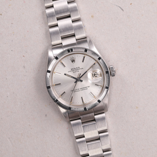 Rolex 1501 | 34 mm | 1970 | Cadran argent | Acier