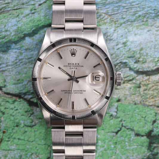 Rolex 1501 | 34 mm | 1970 | Cadran argent | Acier