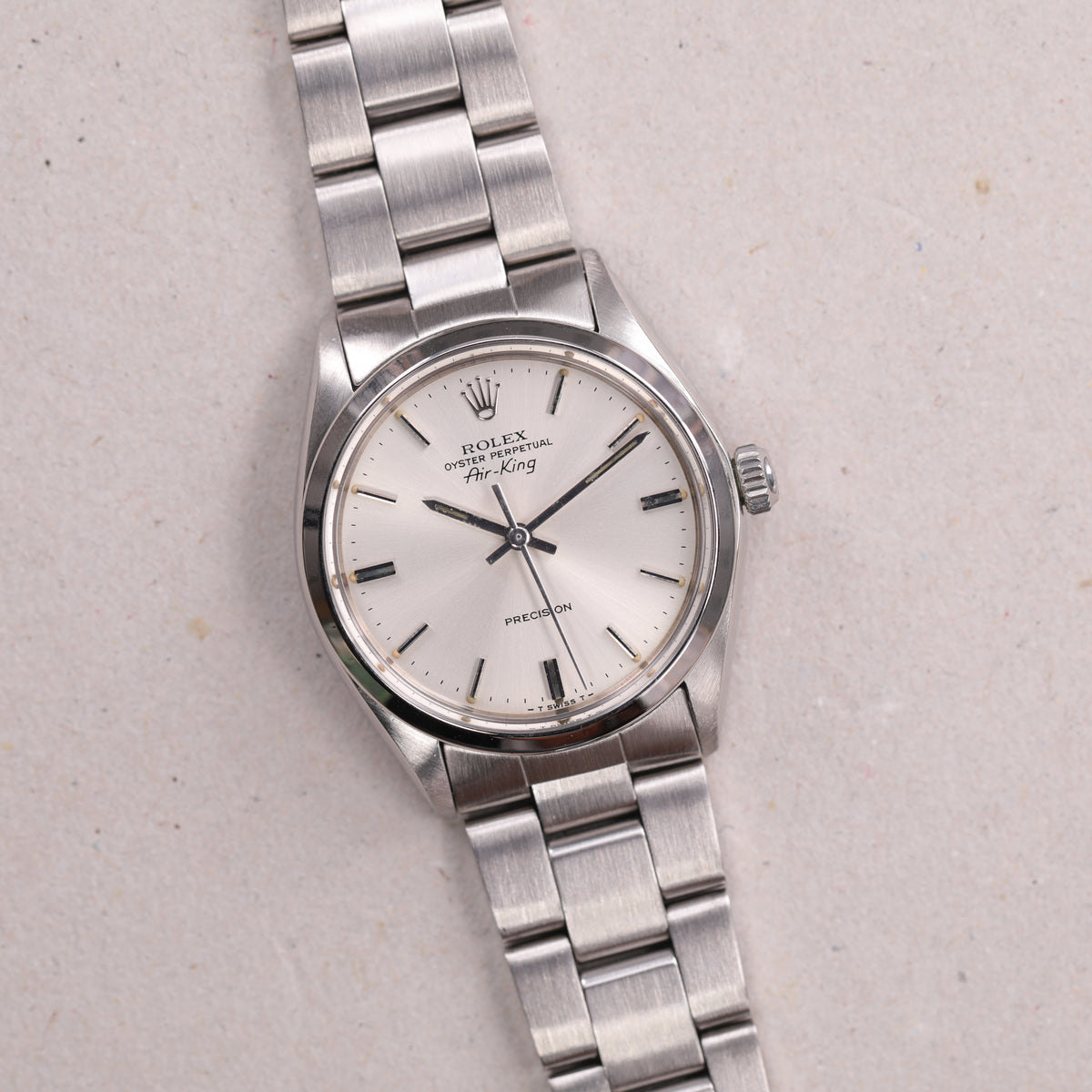Rolex 5500 | 34mm | 1978 | Cadran argent | Acier