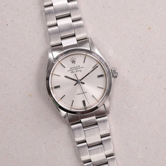 Rolex 5500 | 34mm | 1978 | Cadran argent | Acier