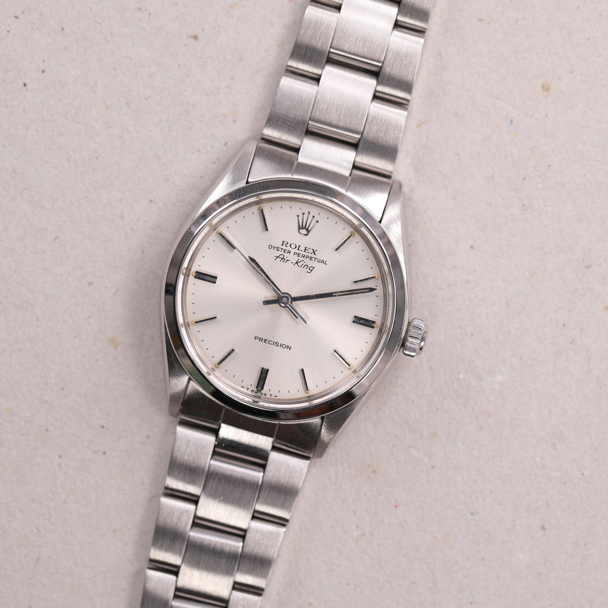 Rolex 5500 | 34mm | 1978 | Cadran argent | Acier