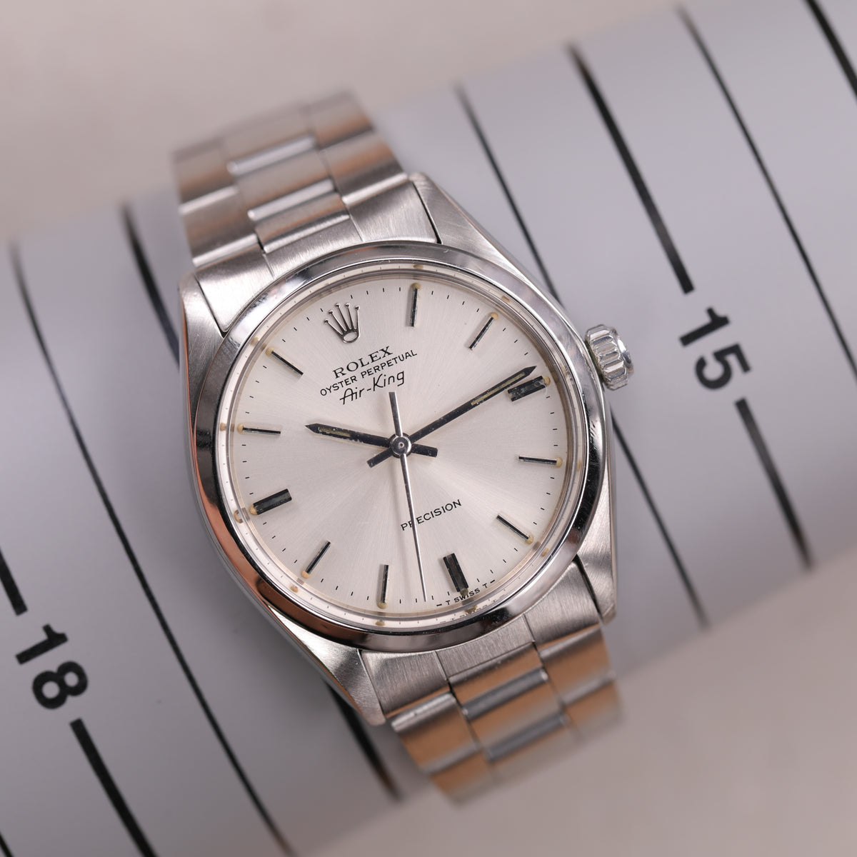 Rolex 5500 | 34mm | 1978 | Cadran argent | Acier