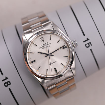 Rolex 5500 | 34mm | 1978 | Cadran argent | Acier