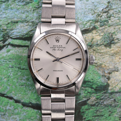 Rolex 5500 | 34mm | 1978 | Cadran argent | Acier