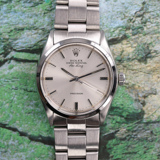 Rolex 5500 | 34mm | 1978 | Cadran argent | Acier