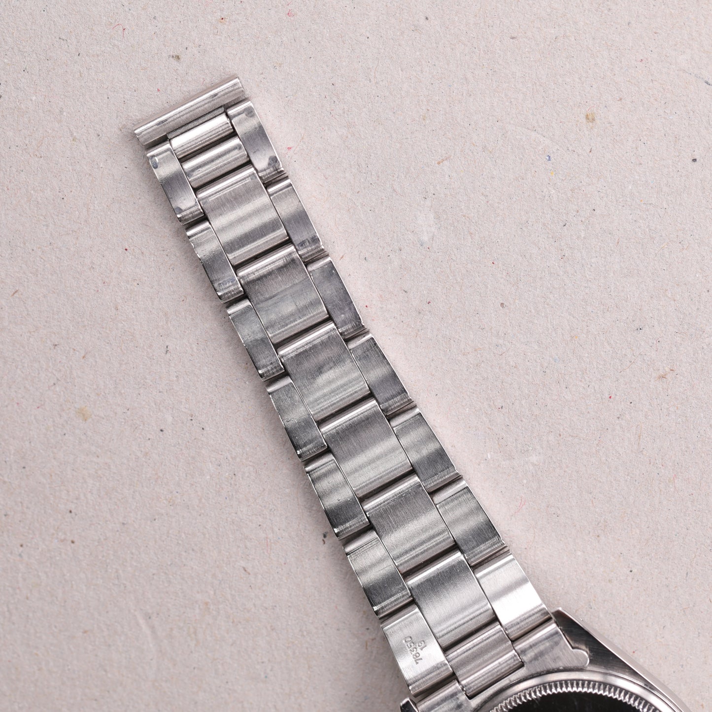 Rolex 14000 | 34 mm | 1991 | Cadran argent | Carte de service Rolex | Acier