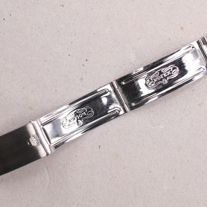Rolex 14000 | 34 mm | 1991 | Cadran argent | Carte de service Rolex | Acier